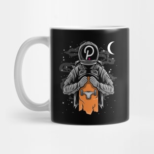 Astronaut Skate Polkadot DOT Coin To The Moon Crypto Token Cryptocurrency Wallet Birthday Gift For Men Women Kids Mug